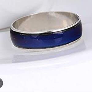 Mens Stainless Steel Mood Ring Size 7 Amazing Piece